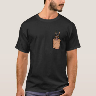 Camiseta Cachorro de Bolso Doberman Pinscher