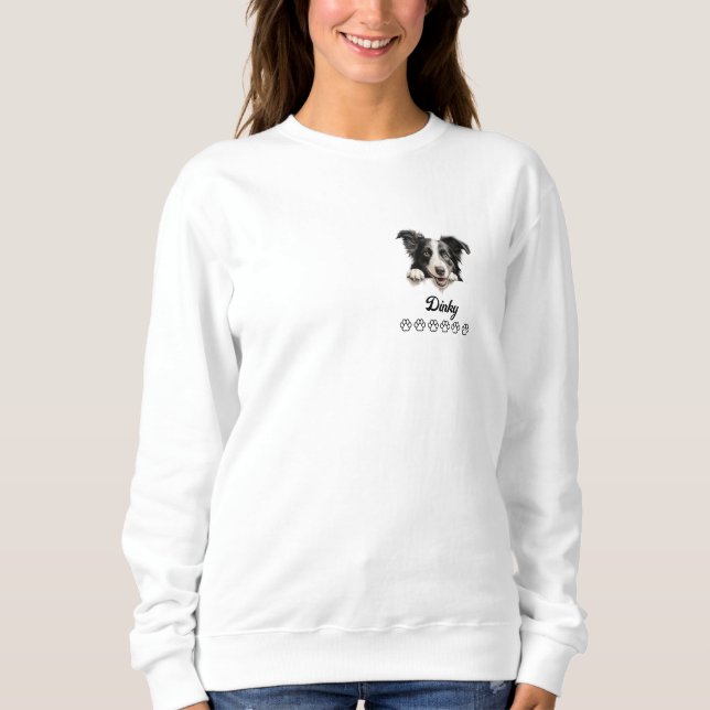 Camiseta Cachorro de Borda Personalizado (Frente)