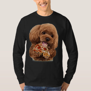 Camiseta Cachorro de Brinquedo com fome Cachorro de Pizza D