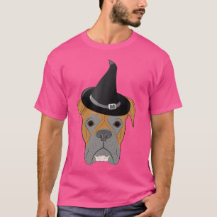 Camiseta Cachorro De Bruxas Com Mau De Chapéu De Bruxa