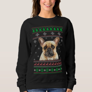Camiseta Cachorro de Bulldog Francês Viola De Natal