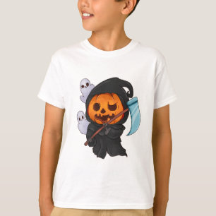 Camiseta Cachorro De Cabeça De Abóbora Engraçado