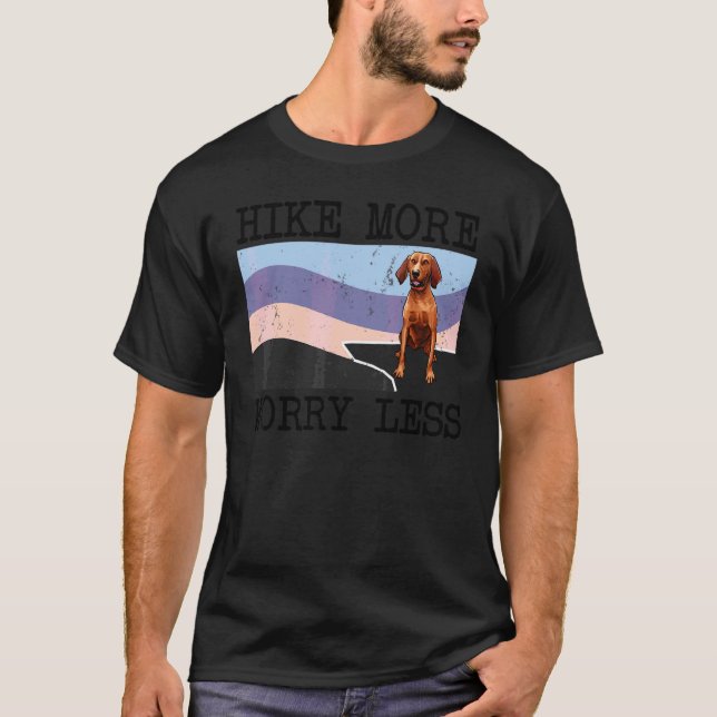 Camiseta Cachorro de Caça Redbone Coonhound Suba Mais Preoc (Frente)
