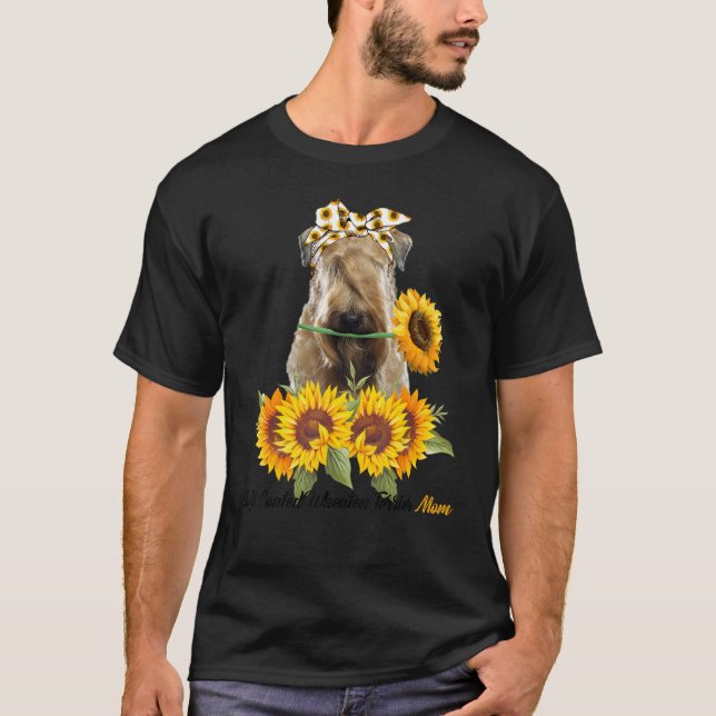 Camiseta Cachorro de Cachorro Molhado Terrier Mãe Cachorro  (Frente)