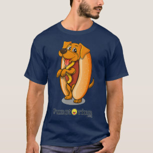 Camiseta Cachorro de cachorro-quente bonito, cachorrinho, p