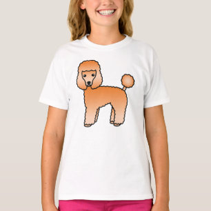 Camiseta Cachorro de Carroçaria Apricot Toy Poodle