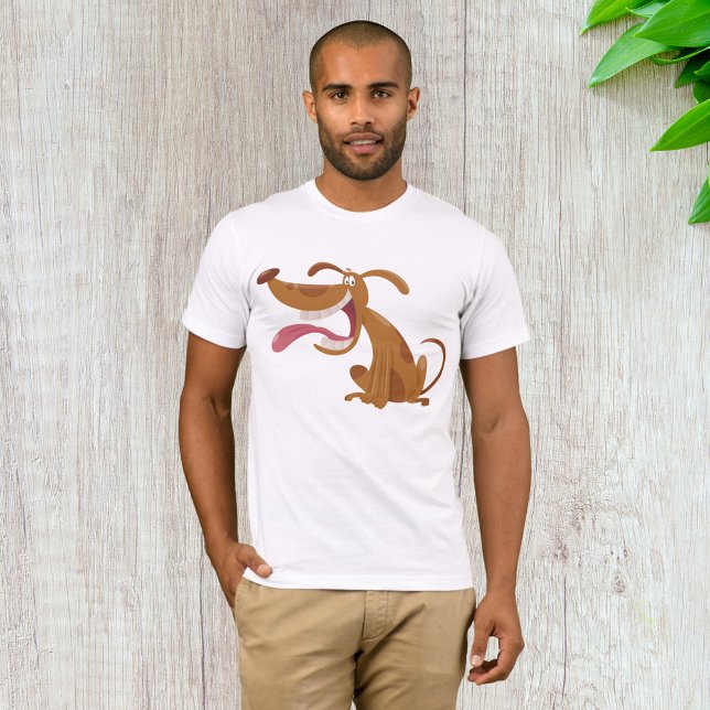 Camiseta Cachorro de Cartografia com Sorriso Grande e Língu (Criador carregado)