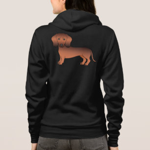 Camiseta Cachorro de Cartografia de Cabelo Suave Vermelho