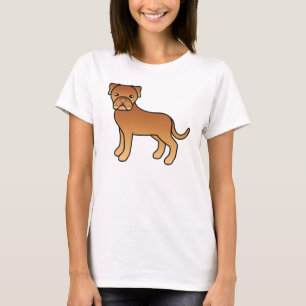 Camiseta Cachorro de Cartoon Bonito De Bordeaux