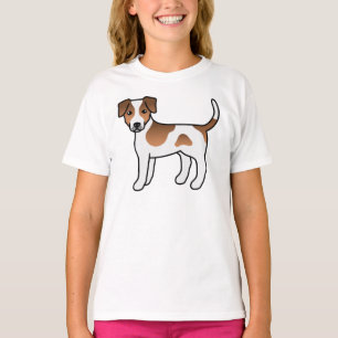 Camiseta Cachorro de Cartoon Castanho Dinamarquês-Sueco