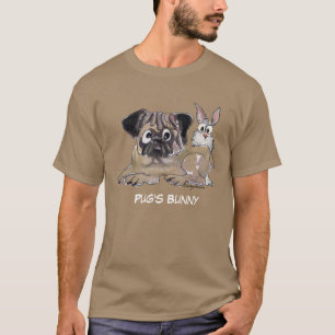Camiseta Cachorro de Cartoon Coelhinho