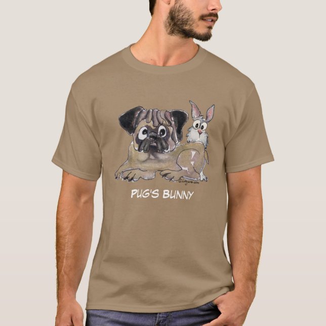 Camiseta Cachorro de Cartoon Coelhinho (Frente)