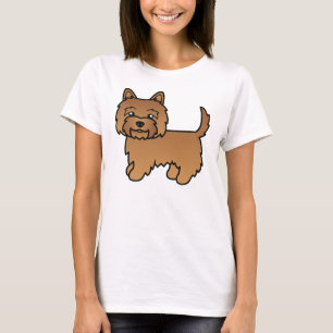 Camiseta Cachorro de Cartoons de Coroa Vermelha Terrier