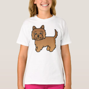 Camiseta Cachorro de Cartoons de Coroa Vermelha Terrier