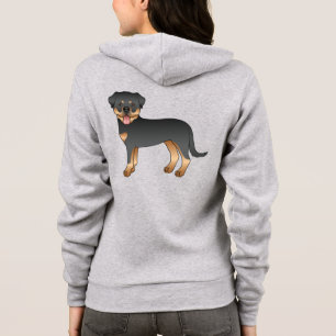 Camiseta Cachorro De Cartoons De Giro Preto E Tano