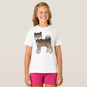 Camiseta Cachorro de Cartoons de Sesame Shiba Inu