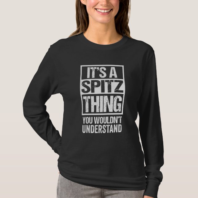 Camiseta Cachorro de Citação de Pais Engraçado Spitz (Frente)