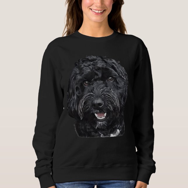 Camiseta Cachorro de Cockapoo Negro (Frente)