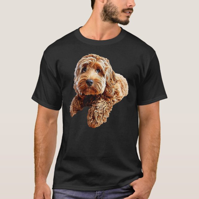 Camiseta Cachorro de Cockerpoo Cockapoo Spoodo Cachorro Bon (Frente)