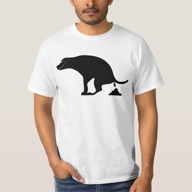Camiseta Cachorro de cocô (Frente)