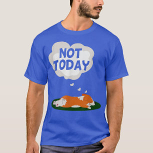 Camiseta Cachorro De Corgi Bonito Não Pecado Preguiçoso Hoj