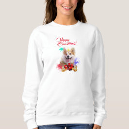 Camiseta Cachorro de Corgi Cute Personalizável - Natal Iapo