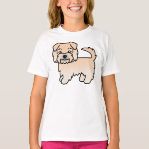 Camiseta Cachorro de desenho animado de Norfolk Terrier Cut