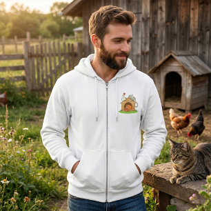 Camiseta Cachorro de Desenho Animado Divertido Gato e Galin
