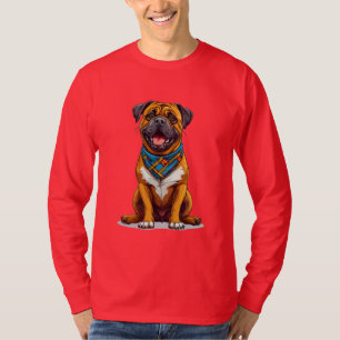 Camiseta Cachorro de desenho animado fofo
