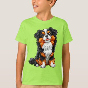 Camiseta Cachorro de desenho animado fofo