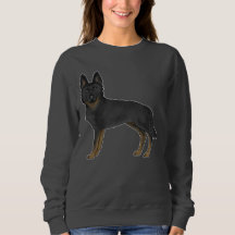 Cachorro de desenho animado fofo pastor alemão pre