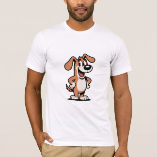 Camiseta Cachorro de desenho animado Muttley tímido rindo