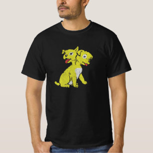 Camiseta Cachorro de Duas Cabeças