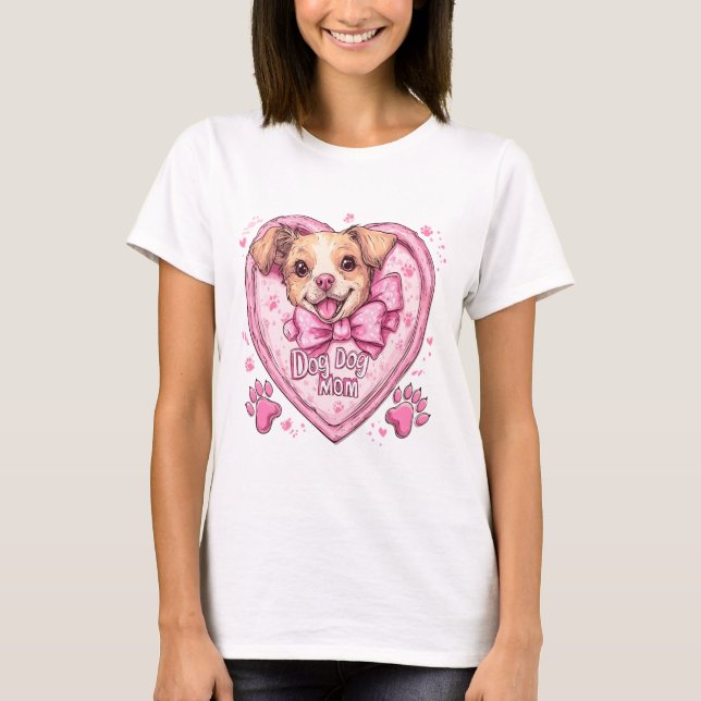 Camiseta Cachorro de Emergência Mãe - Design (Frente)