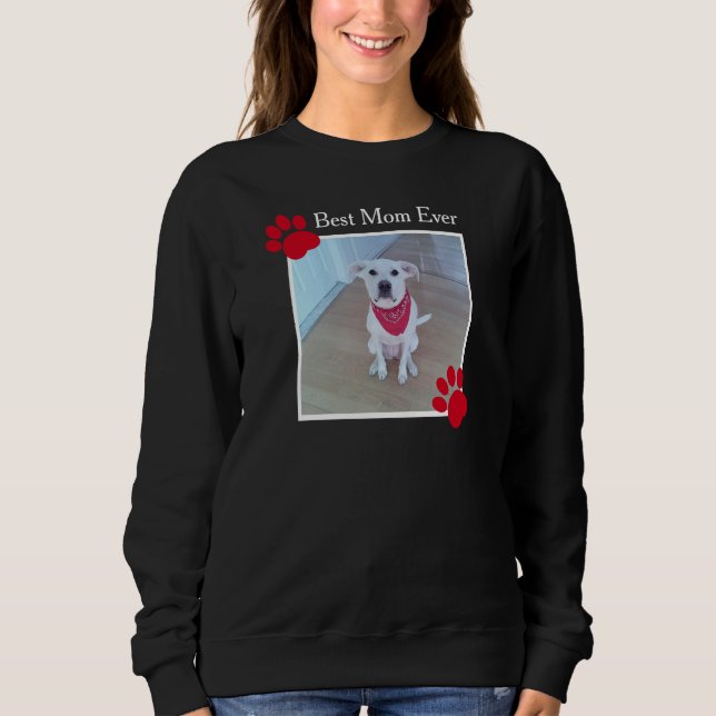 Camiseta Cachorro de Fotografia Bonito com Carvalho Vermelh (Frente)