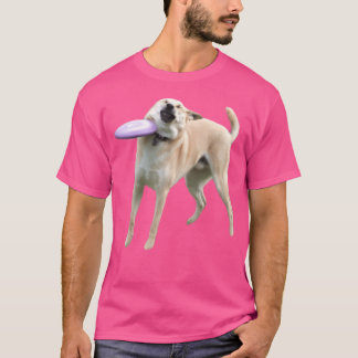 Camiseta Cachorro de Frisbee