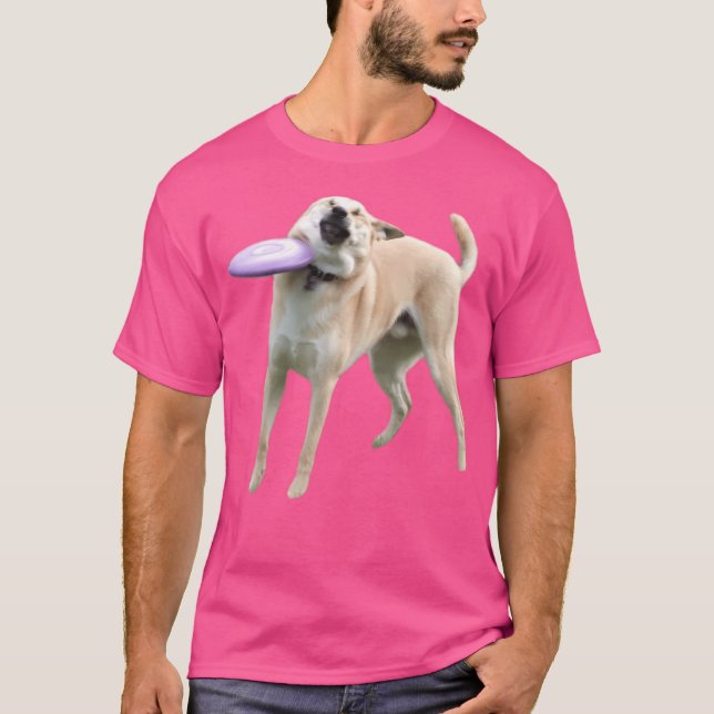 Camiseta Cachorro de Frisbee (Frente)