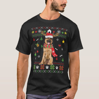 Camiseta Cachorro de German shepherd de Natal Feio X
