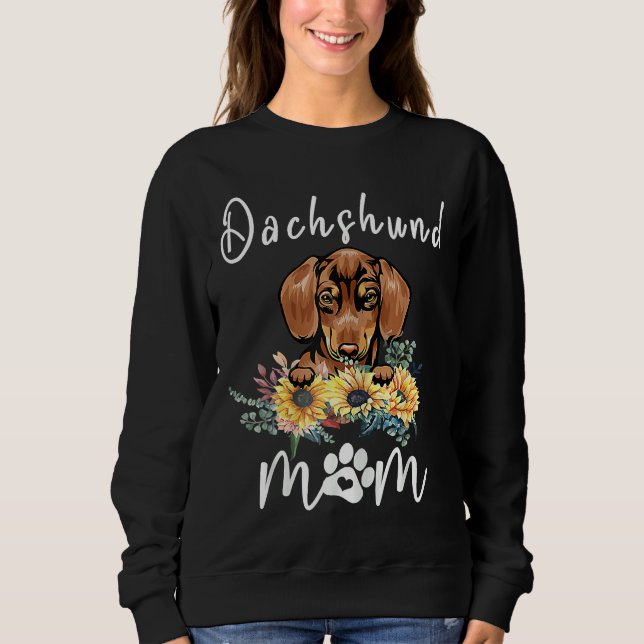 Camiseta Cachorro de girassol, mãe (Frente)