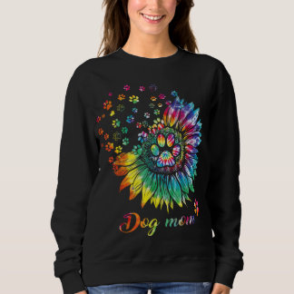 Camiseta Cachorro De Girassol Mamãe Cachorro Seco Tinado En