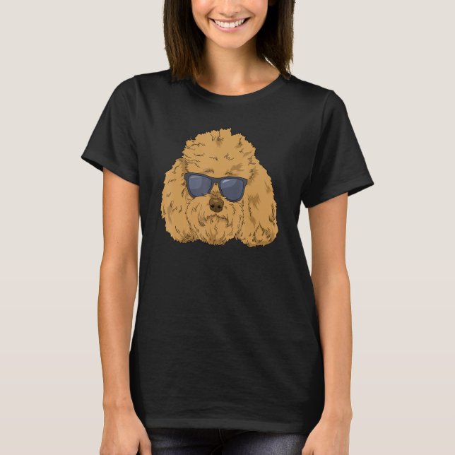 Camiseta Cachorro de Goldendoodle Pai Labradoodle Tee Do (Frente)