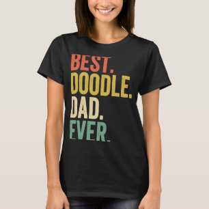Camiseta Cachorro de Goldendoodododle do Melhor Pai de Dodl