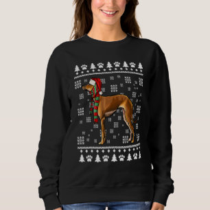 Camiseta Cachorro de Greyhound italiano Santa Hat Xmas Fach
