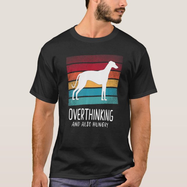 Camiseta Cachorro de Greyhound Windhound Raça 1 (Frente)