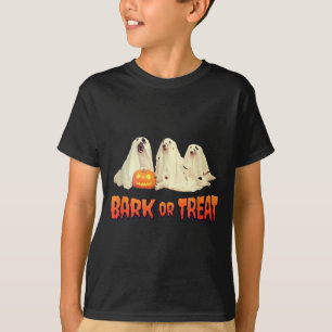 Camiseta Cachorro de Halloween Late ou Trate