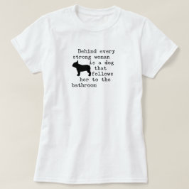 Camiseta Cachorro de Humor - Cachorro Francês
