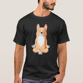 Camiseta Cachorro de Ioga Corgi Premium