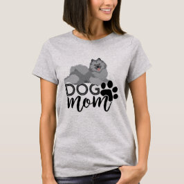Camiseta Cachorro de Keeshond Sorrindo Bonito