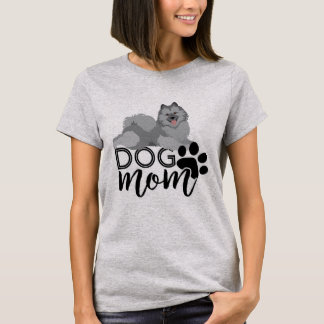 Camiseta Cachorro de Keeshond Sorrindo Bonito