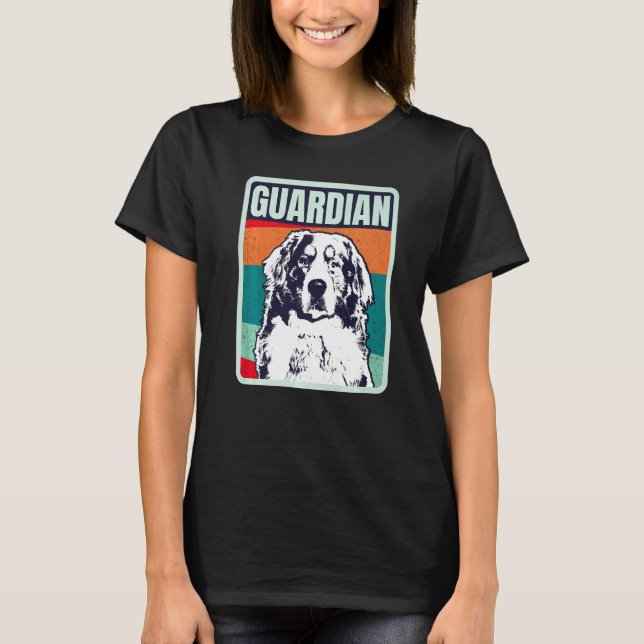 Camiseta Cachorro de Montanha Bernese 8 (Frente)